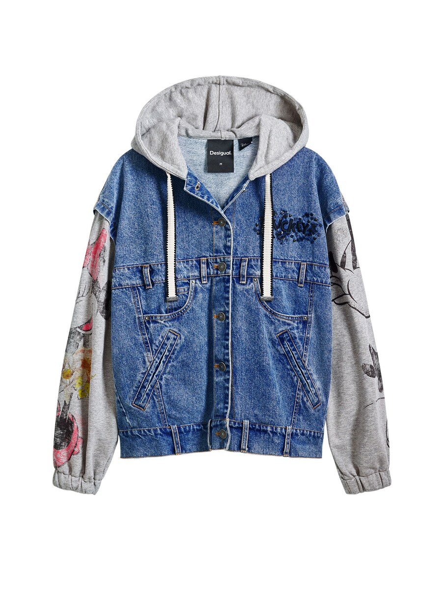 

Межсезонная куртка Desigual, синий деним