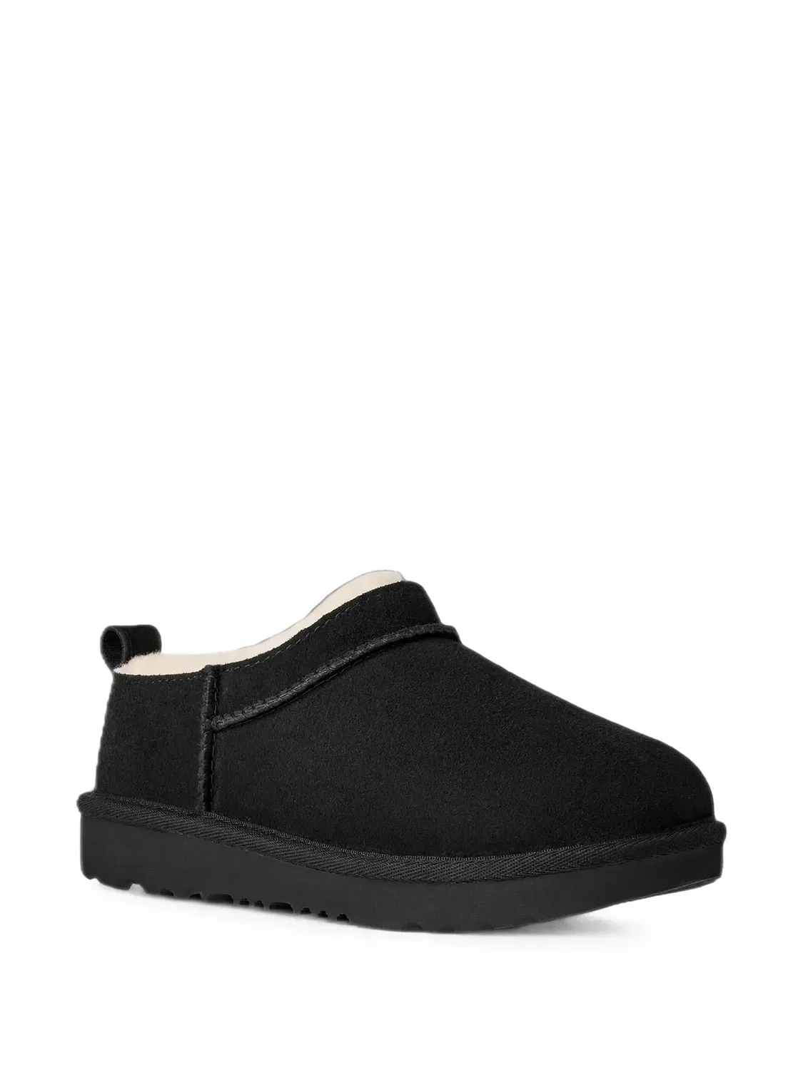 Замшевые ботинки слипоны UGG, черный