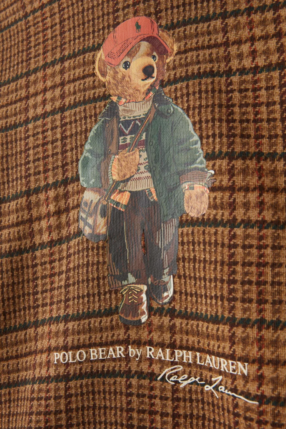 Худи с капюшоном с принтом Polo Bear Tweed Polo Ralph Lauren — фото 3