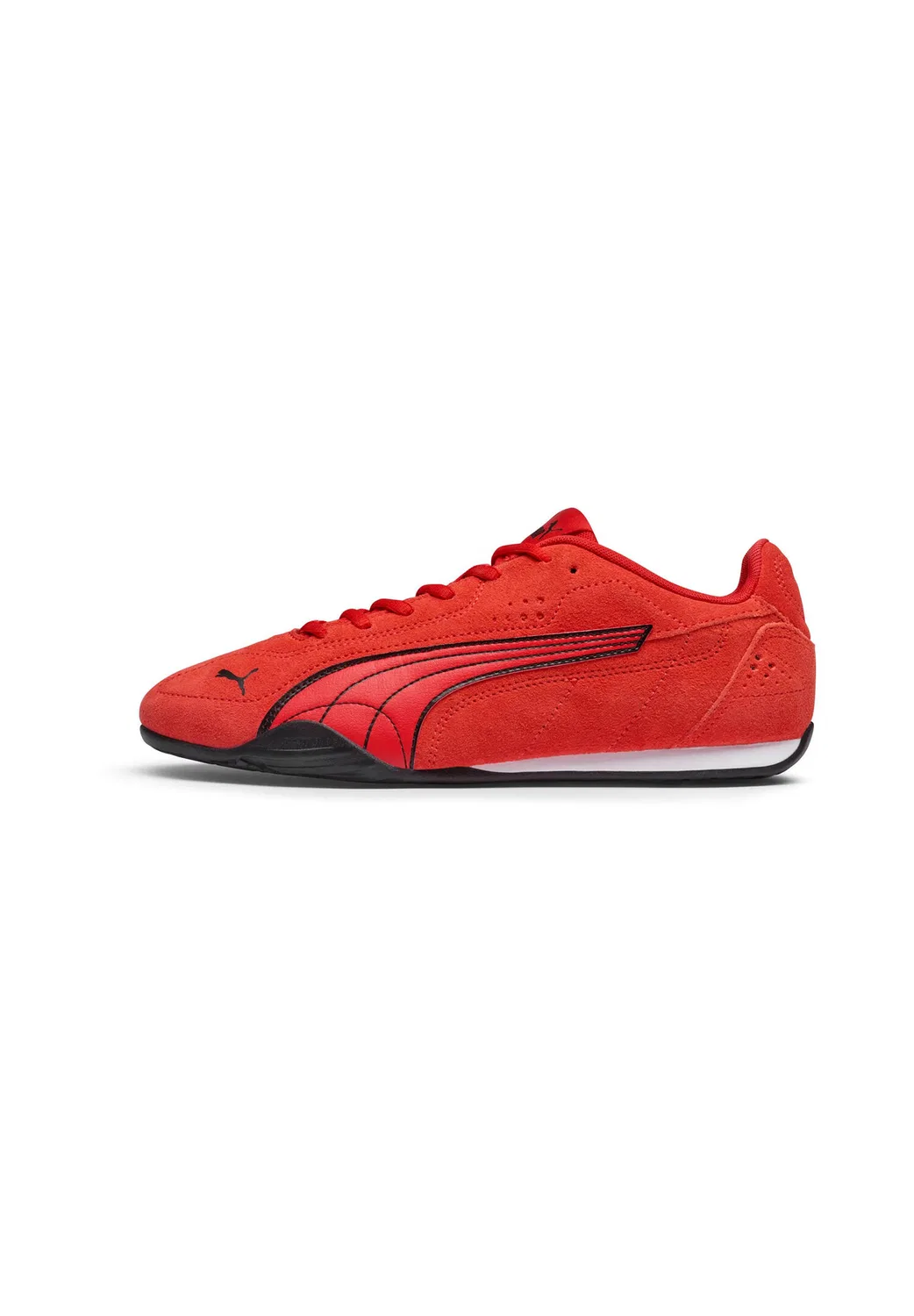 Детские кроссовки на шнуровке Puma CATCH SD, Rot / Schwarz / Rot — фото 2