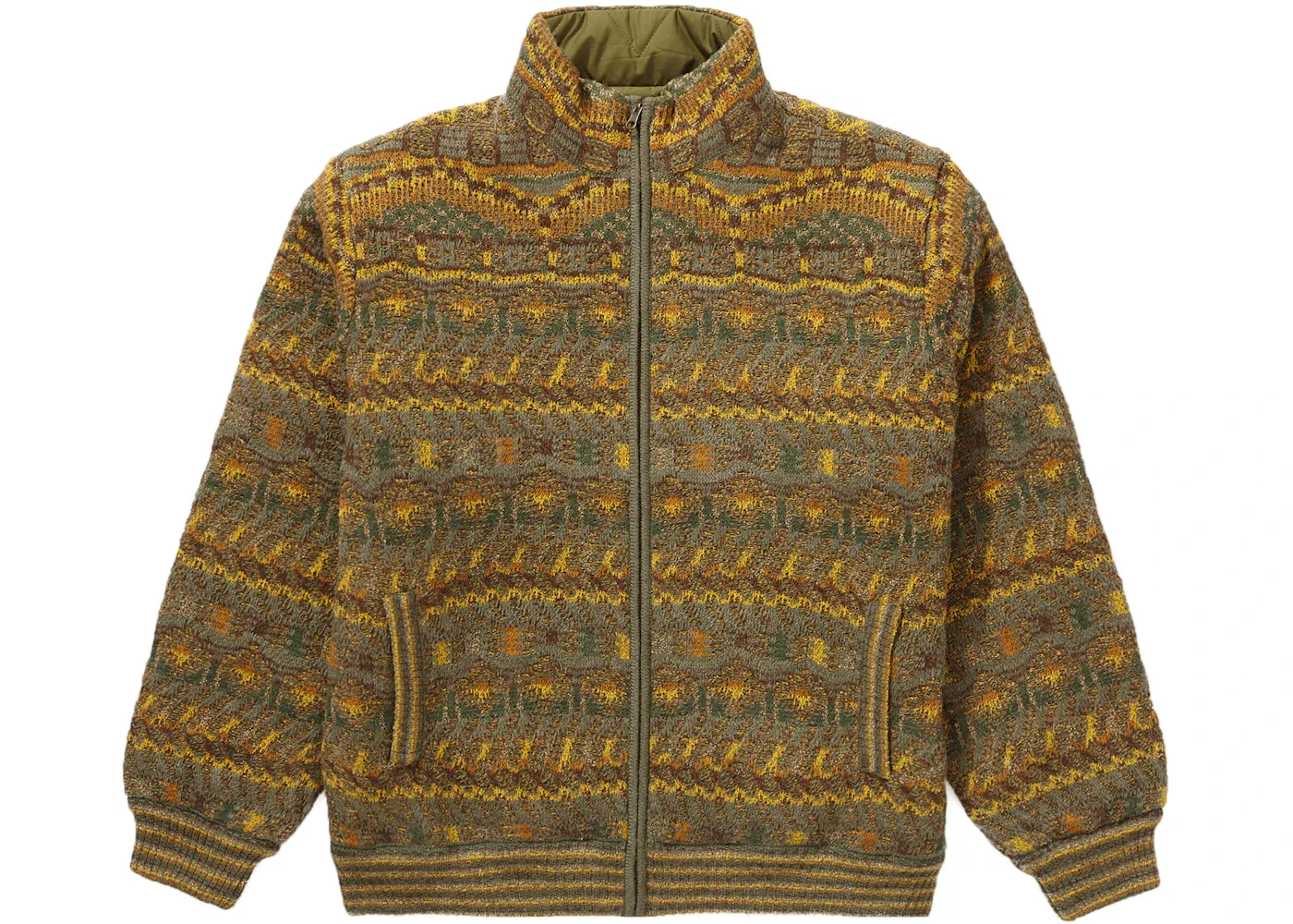Мужская куртка Missoni Reversible Knit Jacket Supreme, Olive