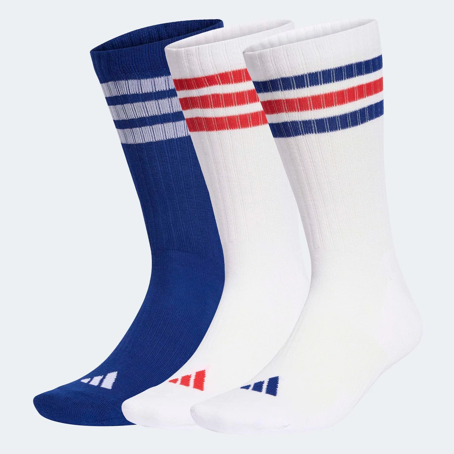 Женские носки с мягкой подкладкой, 3 пары Adidas Performance, White/Mystery Ink/Pure Ruby