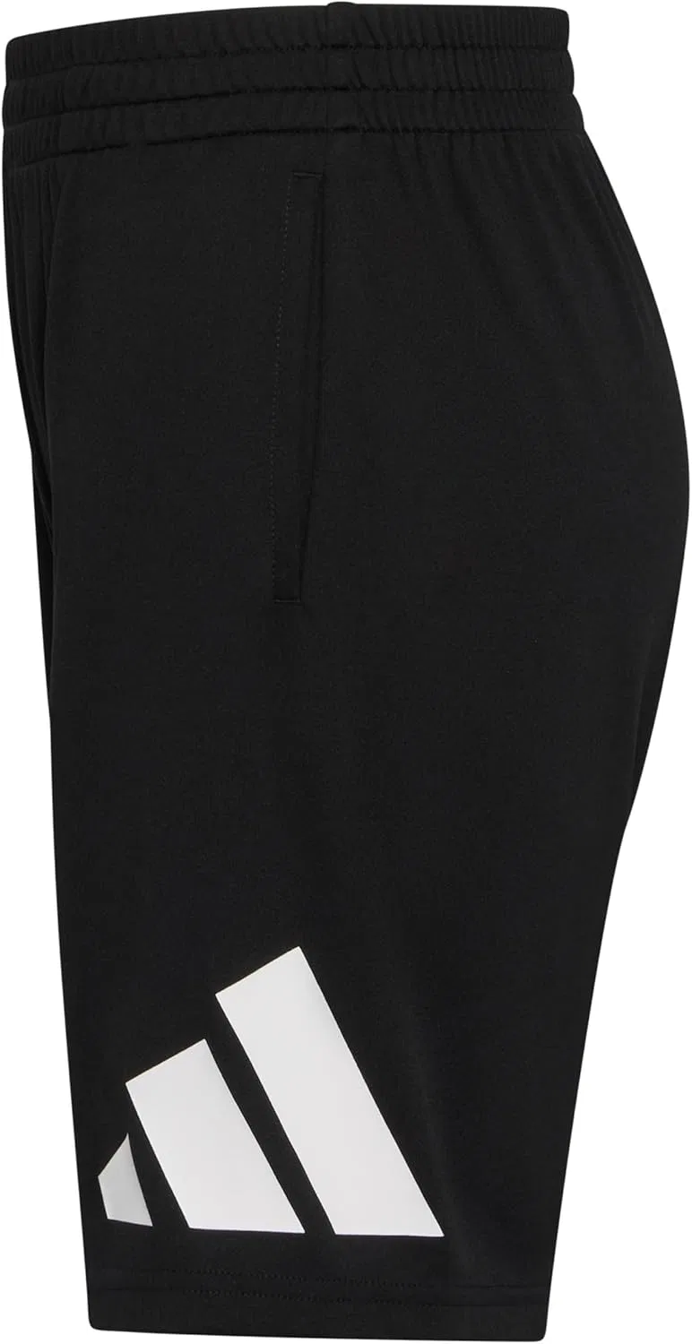 Детские спортивные шорты Adidas Essentials с большим логотипом, Black Adi — фото 3