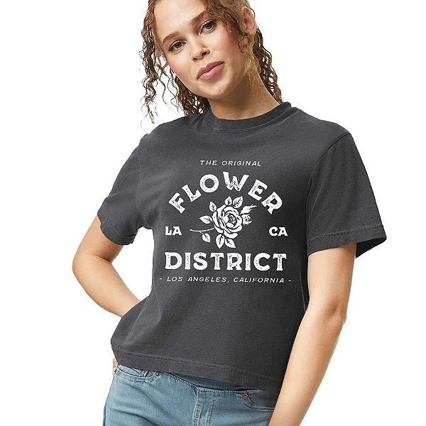 

Футболка Flower District расслабленного кроя кроп Simply Sage Market, Pepper, Зеленый, Футболка Flower District расслабленного кроя кроп Simply Sage Market, Pepper