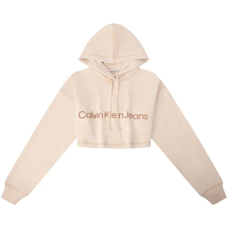 Calvin Klein Свитшот женский цвета слоновой кости