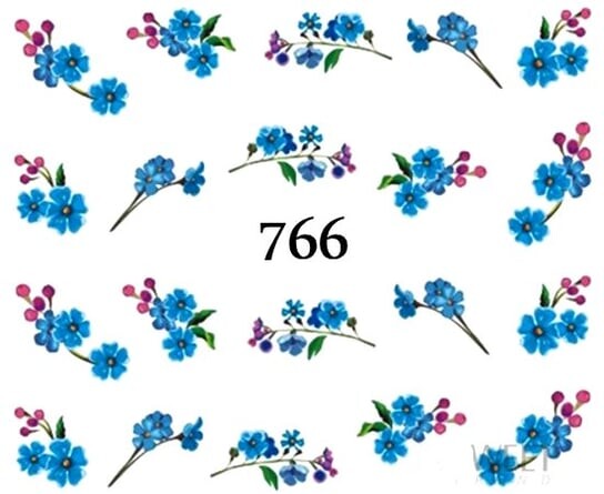 

Водные наклейки для ногтей - №766, Raisin