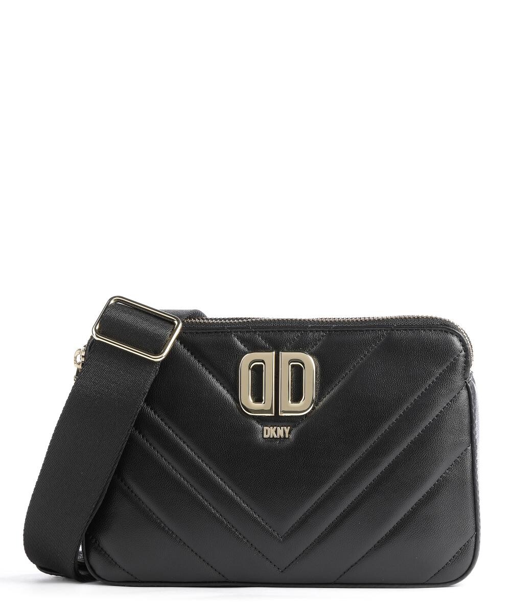 

Сумка через плечо Delphine из кожи ягненка Dkny, черный