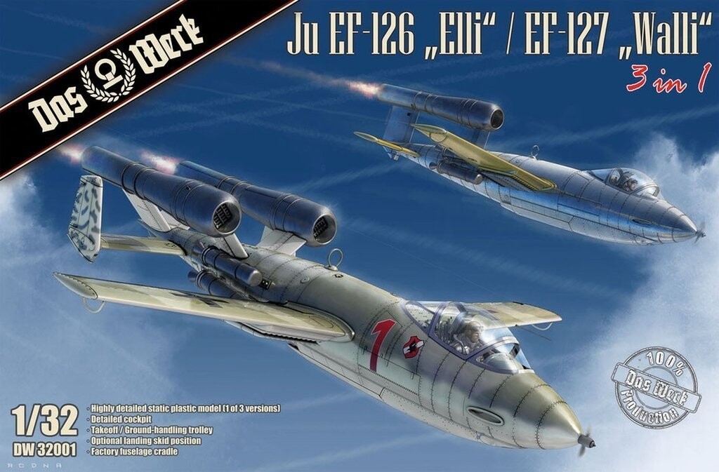 

Das Werk 32001 Ju EF-126 «Элли» / EF-127 «Валли» (3 в 1) 1:32 Inna marka