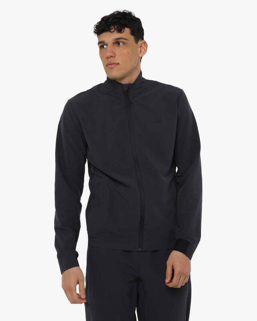 

JAKED Темно-синяя мужская синтетическая толстовка для фитнеса