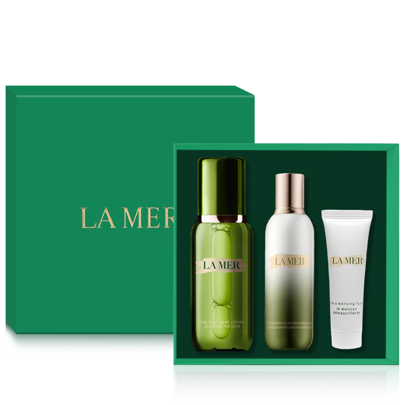 

HAILANZHIMI эссенция лосьон очищающее средство набор для ухода за кожей подтягивающий, увлажняющий, питающий, восстанавливающий набор из трех предметов LA MER