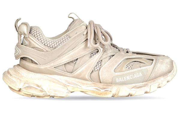 Кроссовки track 1.0 sneakers 'faded beige and white mesh and suede like fabric' Balenciaga, бежевый — фото 2