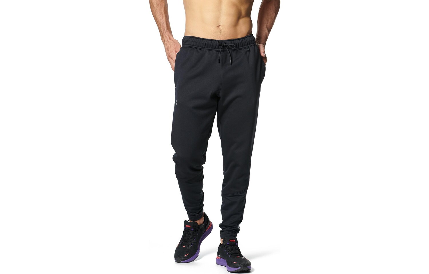 

Штаны спортивные мужские Armour Fleece Knit, черные Under Armour, черный