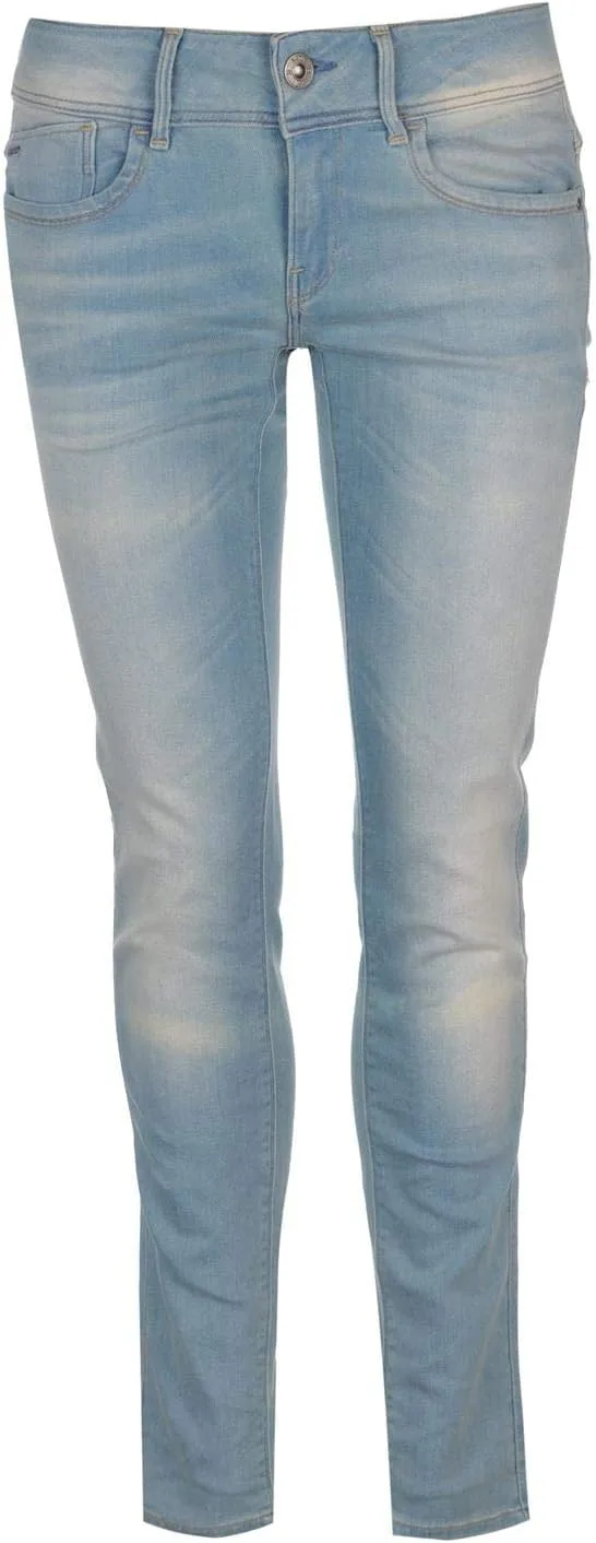 

G-Star Raw женские джинсы Lynn Midrise Skinny Mauro Stretch Denim Light Aged