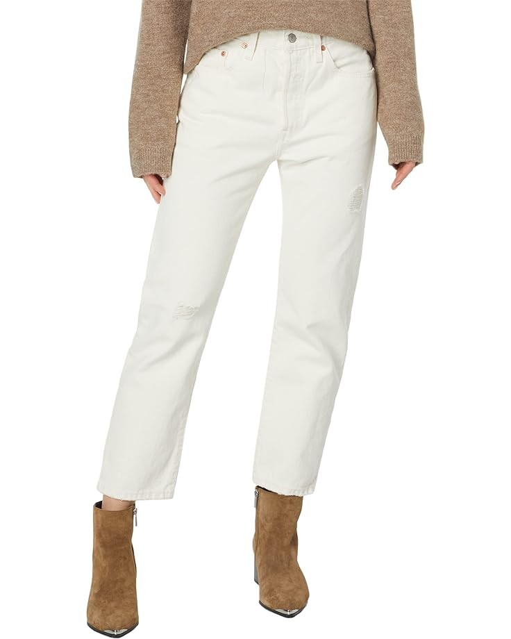 Джинсы Levi's Premium Premium 501 Crop, цвет Ecru Booper — фото 4