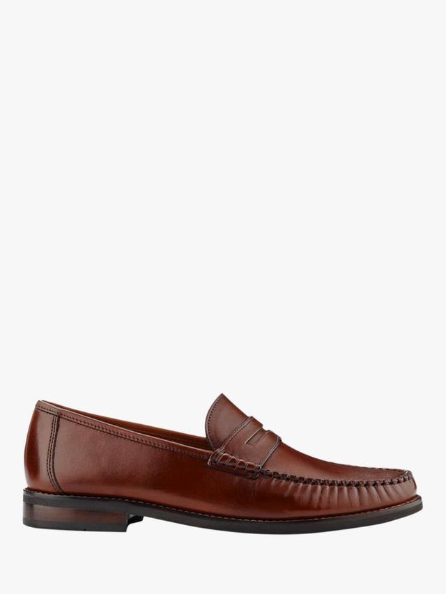 

Кожаные мокасины пенни от quennell Jones Bootmaker, цвет Chestnut