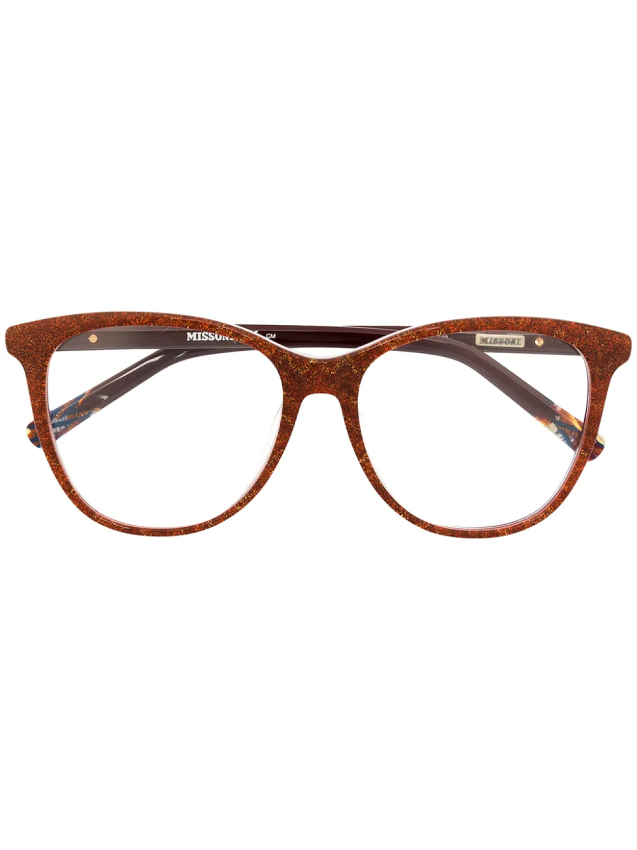 

MISSONI EYEWEAR очки в оправе 'кошачий глаз', красный