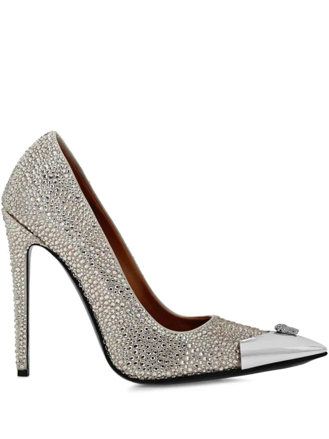 Туфли Philipp Plein Mix Strass, нейтральный