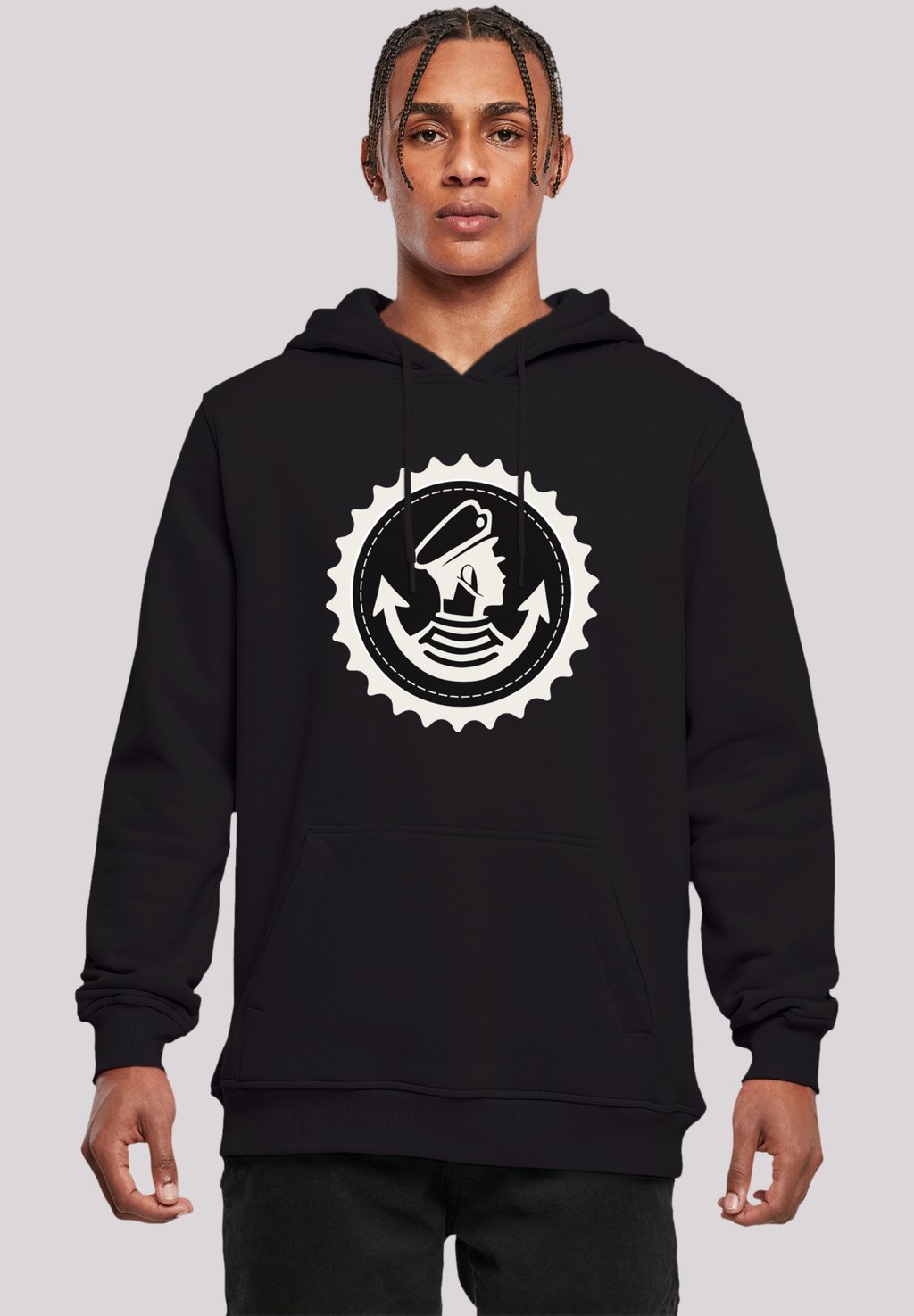 

Толстовка KNUT UND JAN HAMBURG - Hoodie F4NT4STIC, черный