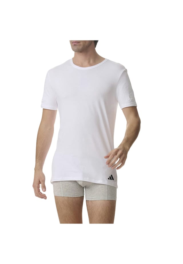 Футболка Active Flex из хлопка быстросохнущая упаковка из 2 шт. Adidas, белый — фото 2