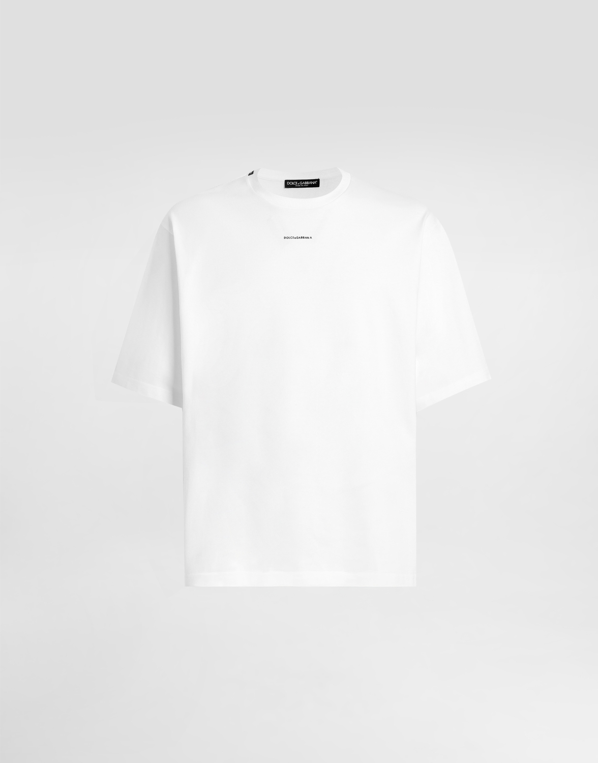 

Увеличенная футболка с принтом Dolce & Gabbana, белый