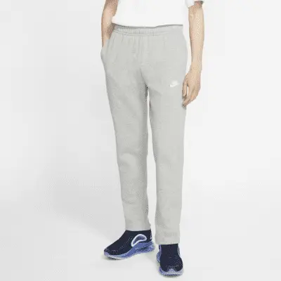 Брюки Nike Sportswear Club Fleece, цвет Dark Grey Heather/Matte Silver/White