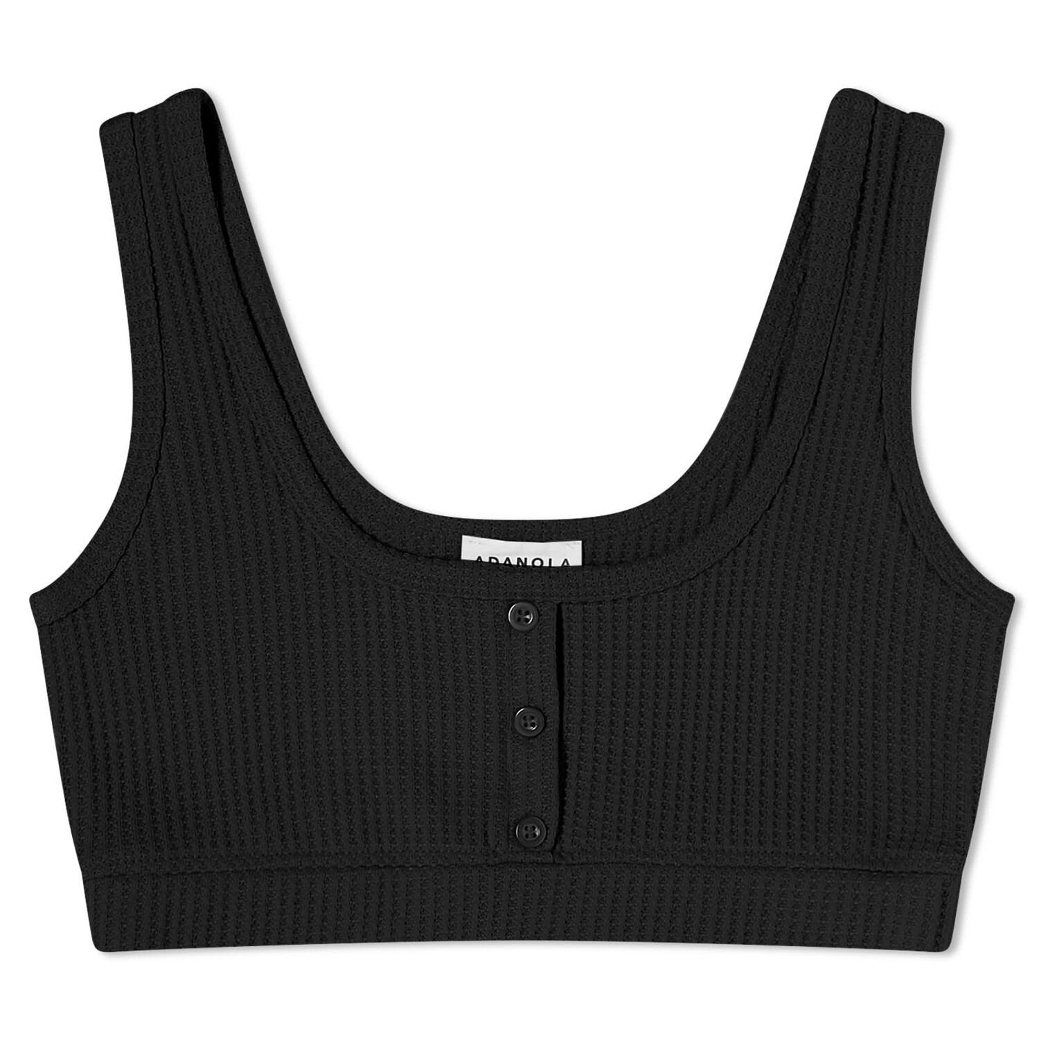 

Топ Adanola Waffle Scoop Bra, черный