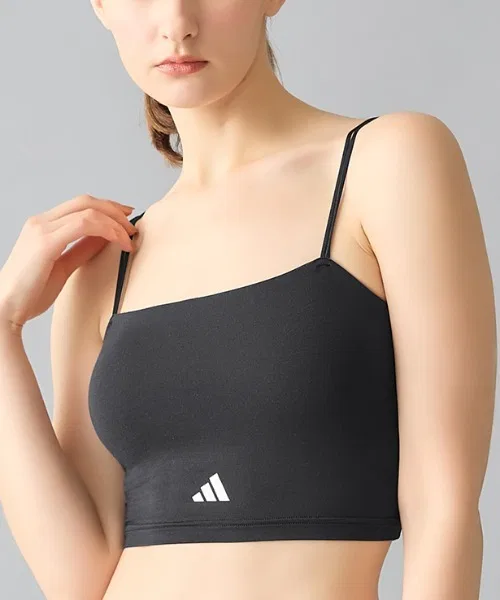 Мини-бра-ками сол adidas с вставками, черный — фото 3
