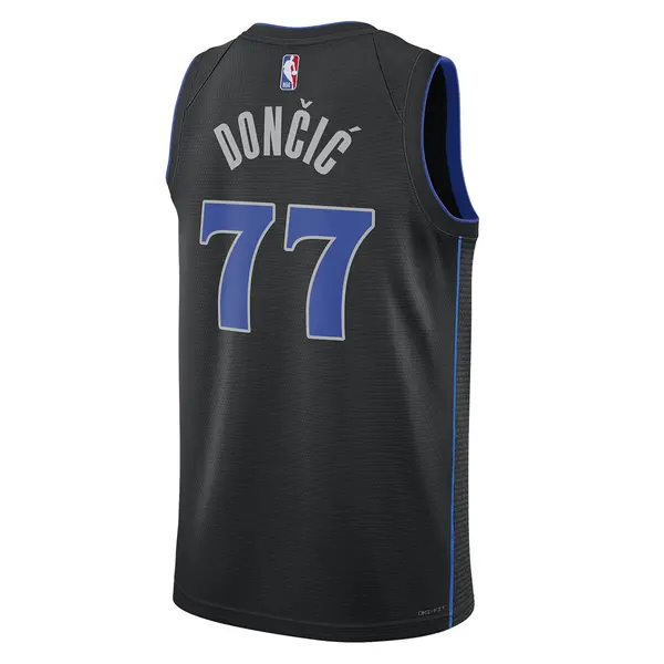 Майка Nike Dri-FIT NBA Swingman Jersey City Edition 2023/24 'Dallas Mavericks Luka Doncic', черный — фото 2