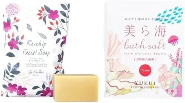 Набор для ванны Signature Soap и соль для ванн La Cuccina с шиповником и цветами, 100 г La Cucina