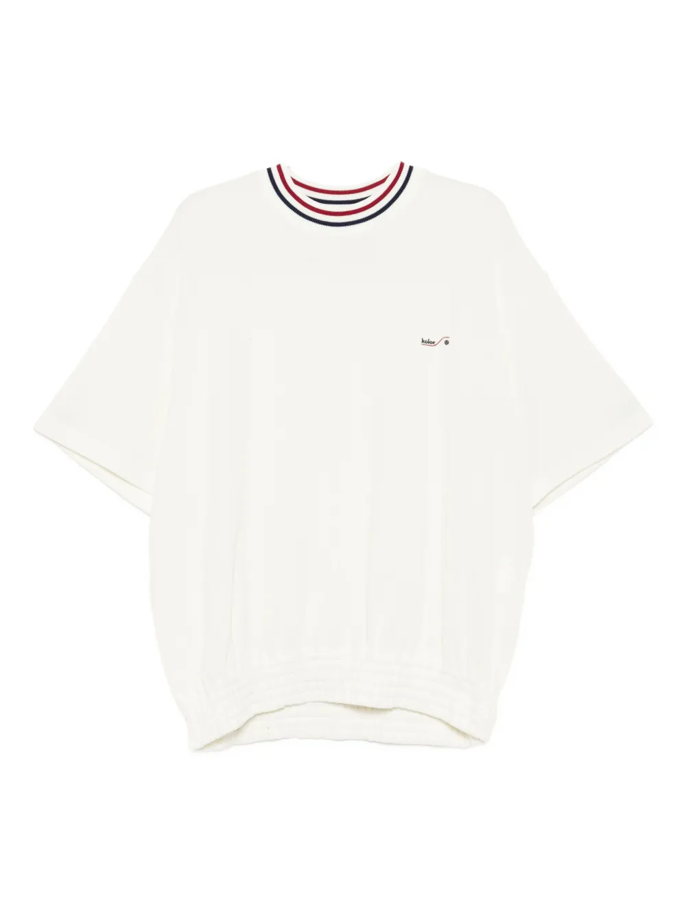 

Футболка с вышитым логотипом Kolor, нейтральный