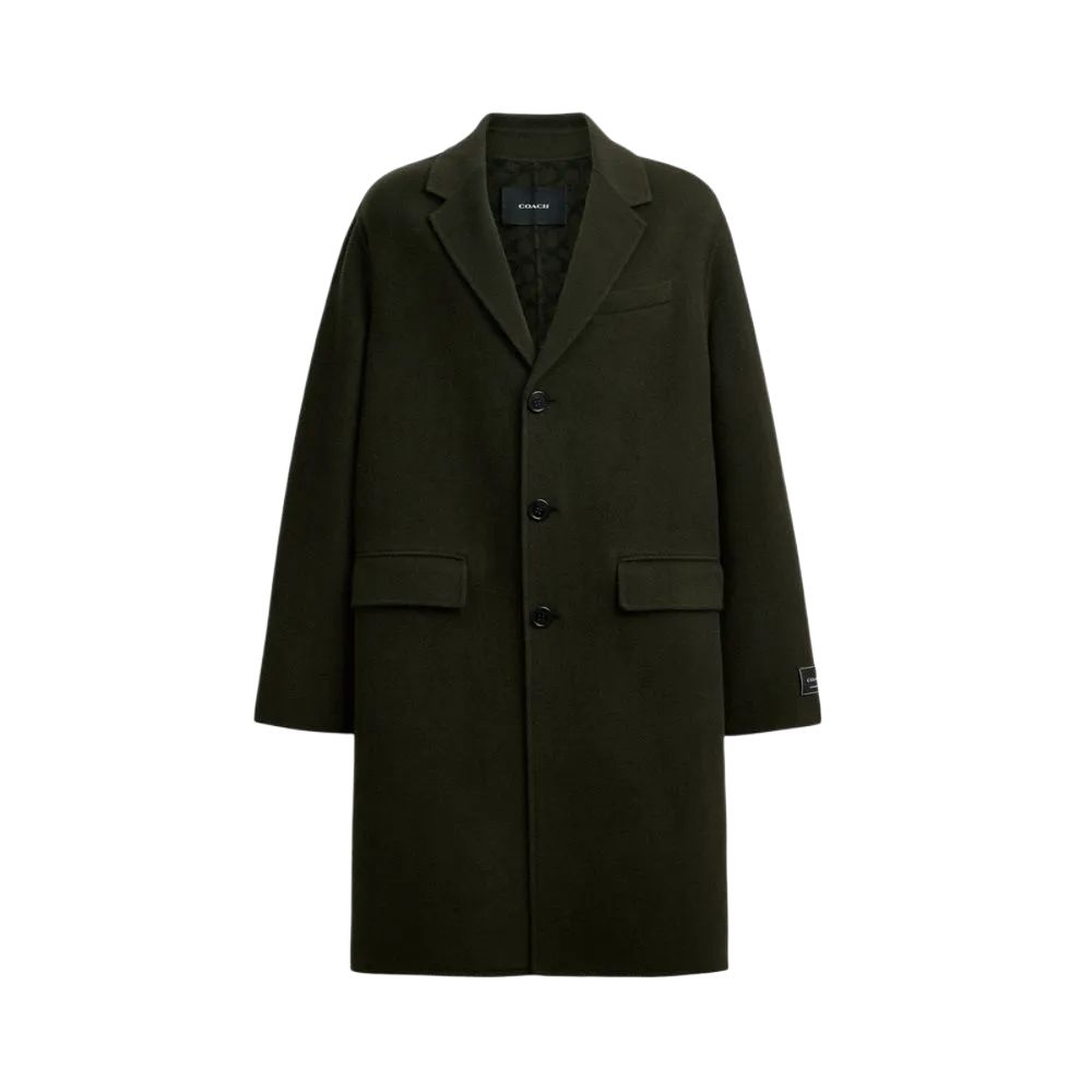 

COACH Пальто женское тёмно-зелёное, Dark Green