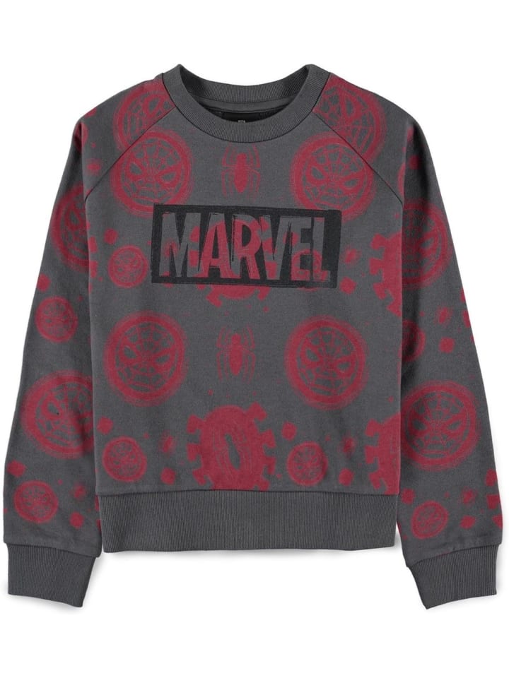 

Детская толстовка черного цвета Spiderman