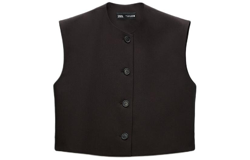 

Жилет женский коричневый Zara