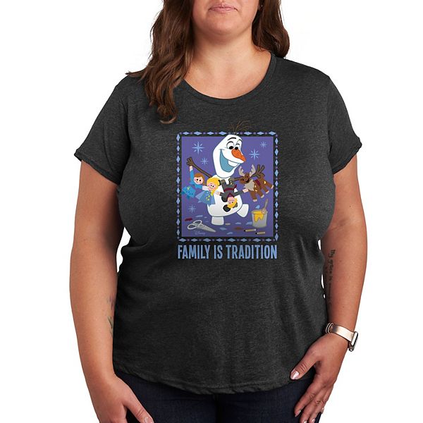 

Футболка Frozen 2 Plus Tradition Graphic Disney, Heather Charcoal, Черный, Футболка Frozen 2 Plus Tradition Graphic Disney, Heather Charcoal