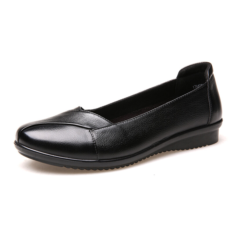 Туфли женские повседневные Women's Casual Shoes Women's Black Aokang — фото 2