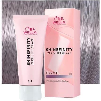 

Shinefinity Smoky Opal 07/81 Medium Ash Blonde 60 мл Demi-Parming Color Wella