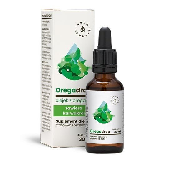 

Aura Herbals, Oregadrop, масло орегано в каплях, 30 мл