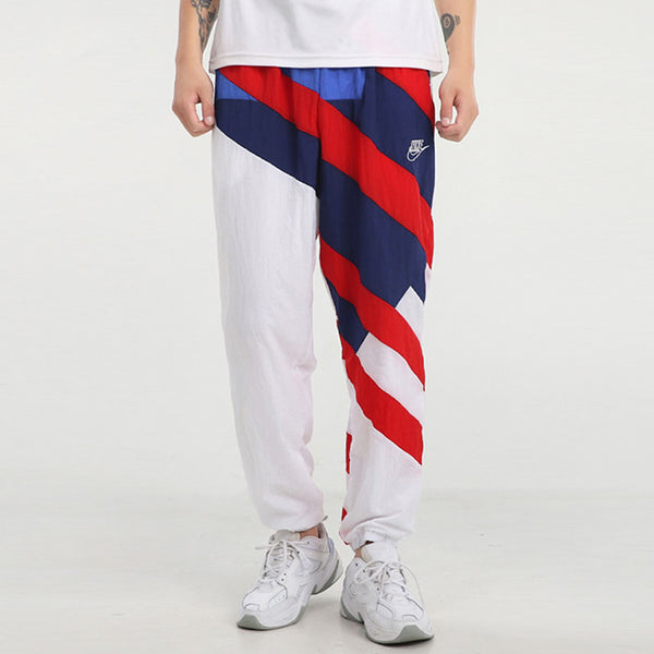 Брюки men's cozy breathable athleisure casual sports long pants/trousers white Nike, белый — фото 3