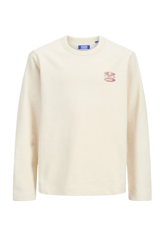 

Детская хлопковая толстовка Originals By Jack & Jones, экрю