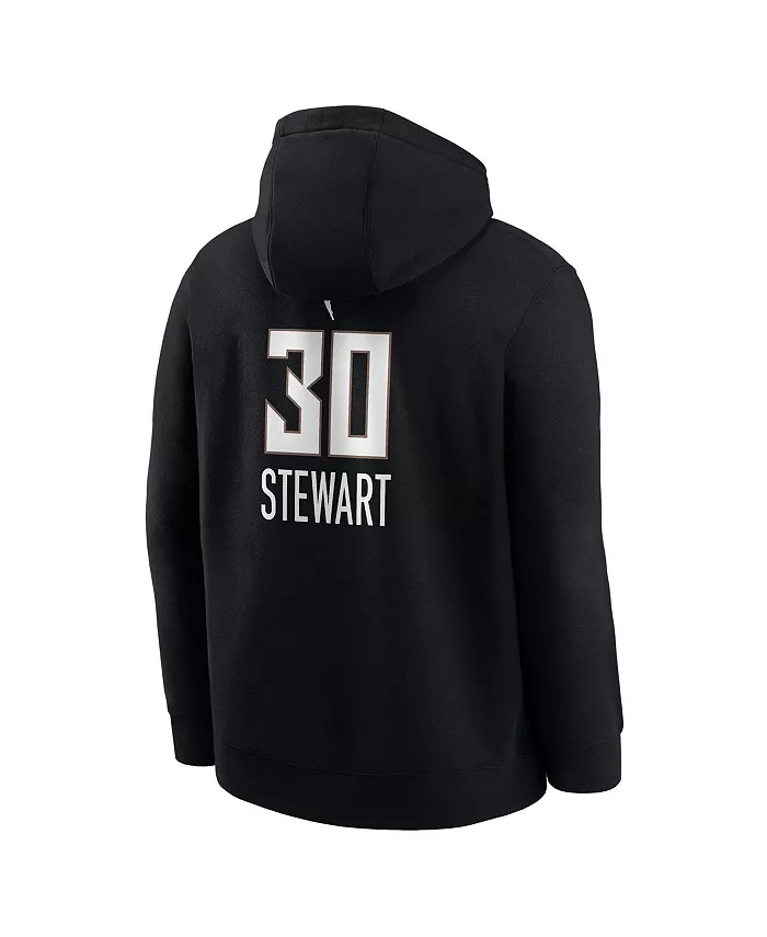 Мужская толстовка с капюшоном Breanna Stewart New York Liberty Explorer Edition, черная, с именем и номером Nike — фото 3