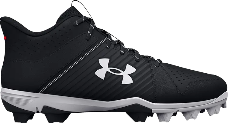 

Бутсы Under Armour Leadoff Mid RM Black White, черный