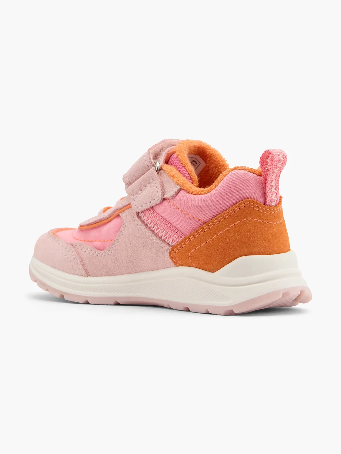Детские кроссовки на липучке Elefanten, цвет Rose Gold — фото 3