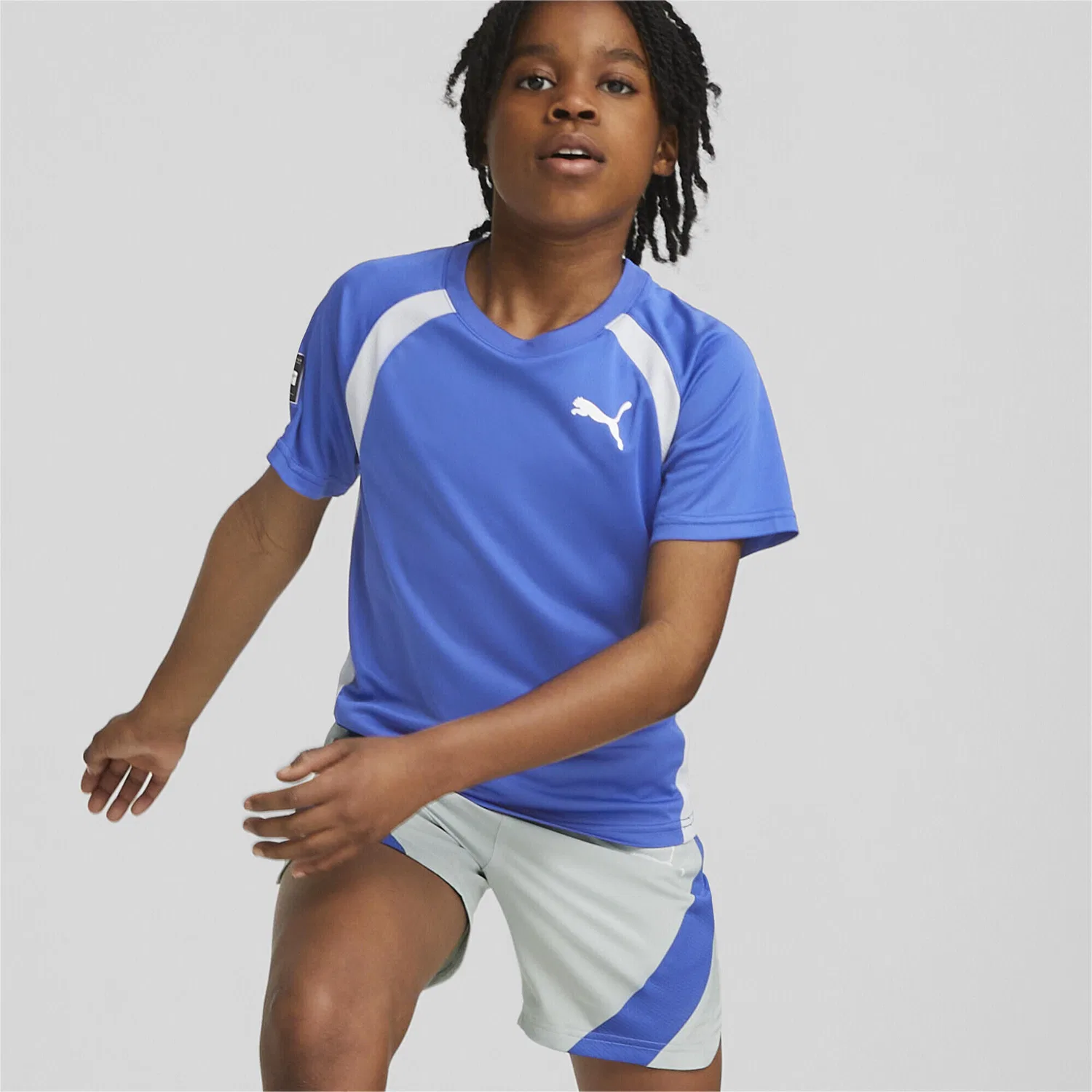 Детская футболка с длинным рукавом FIT Puma, Konigsblau — фото 2