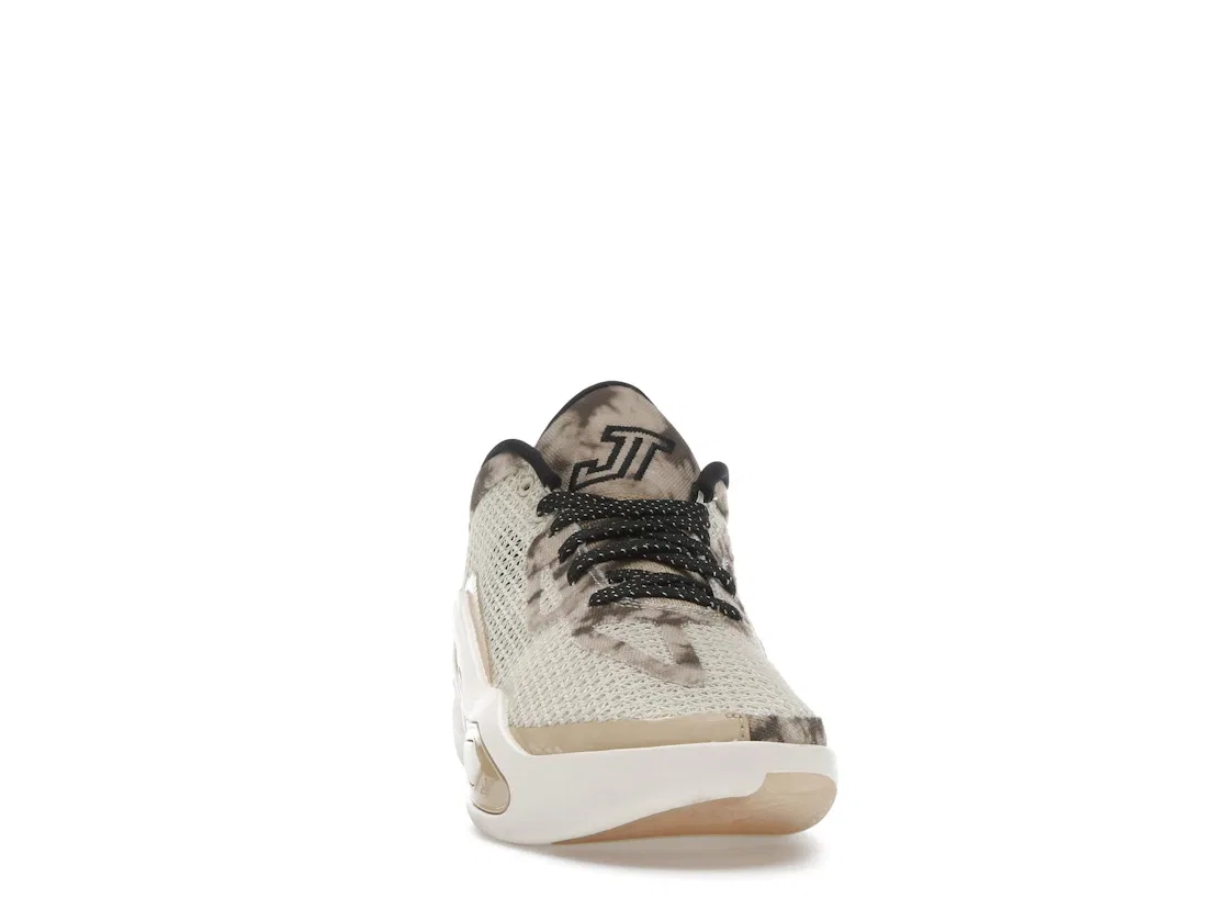 Детские кроссовки для баскетбола с брендом Jordan Tatum 1, Fossil/Sesame/Electric Green/Black — фото 2