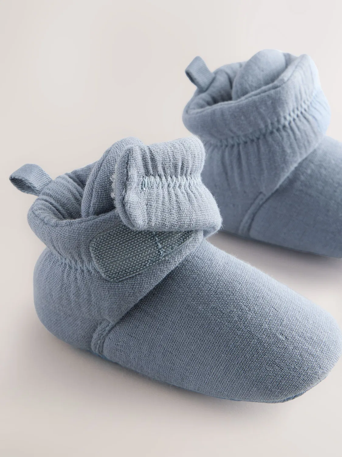 Пинетки из муслина, Wrap Next, синие — фото 4