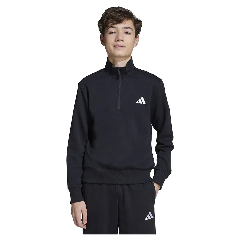 Худи Adidas Essentials half zip, черный