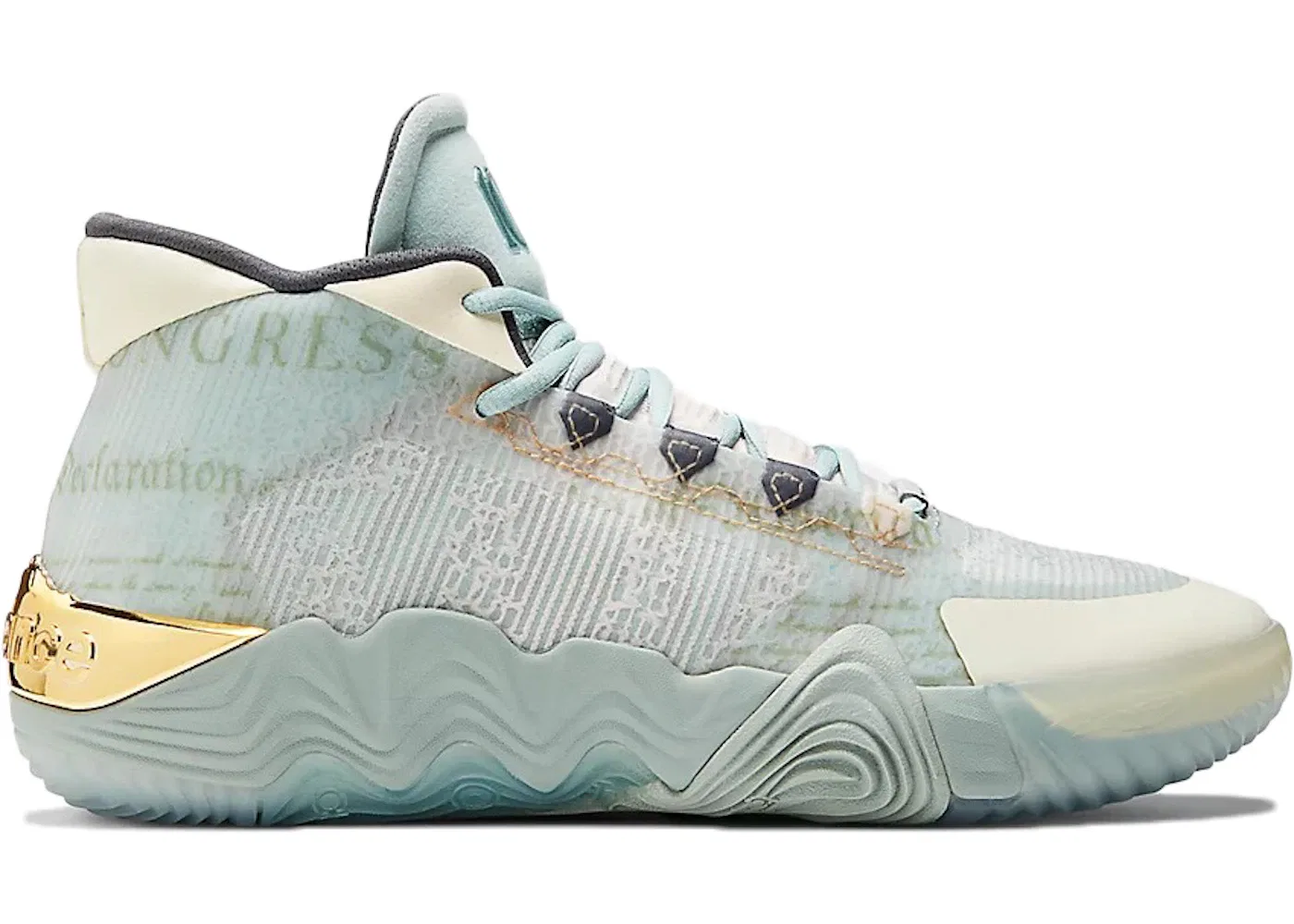 Детские кроссовки для активного спорта New Balance KAWHI 2, Gray Mist/Pale Gold