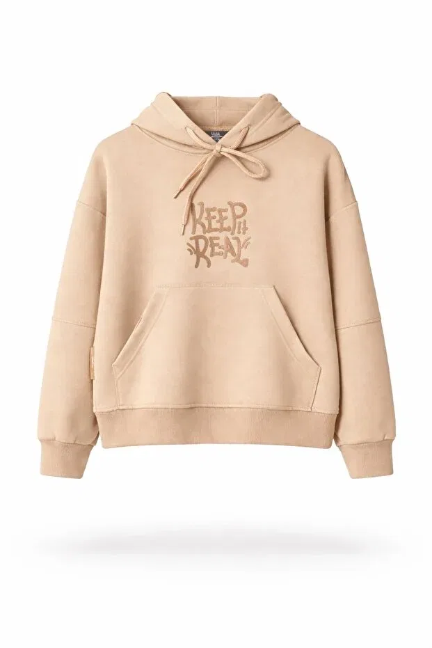 Детское худи для мальчиков хлопковое Cansın Mini, Beige