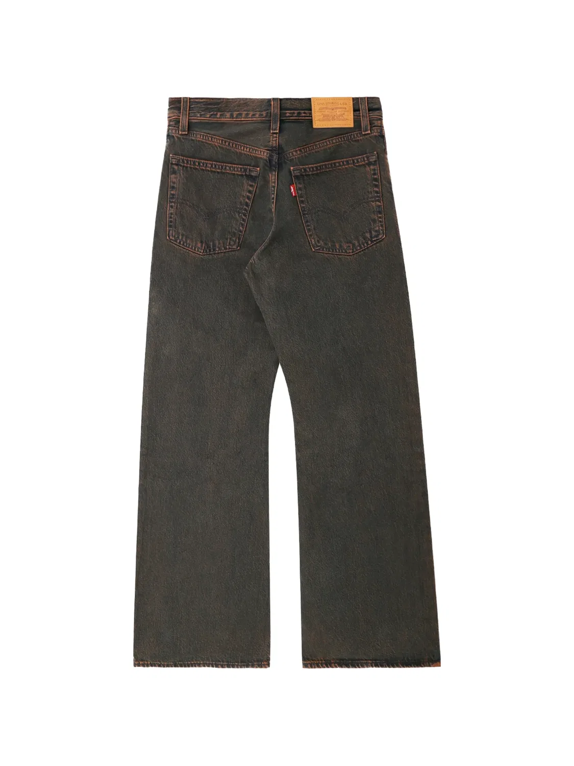 Выцветшие прямые джинсы Levi'S, черный — фото 2