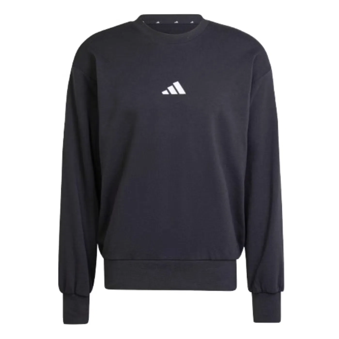 Свитшот из футера с длинным рукавом Essentials Feelcozy Adidas, черный
